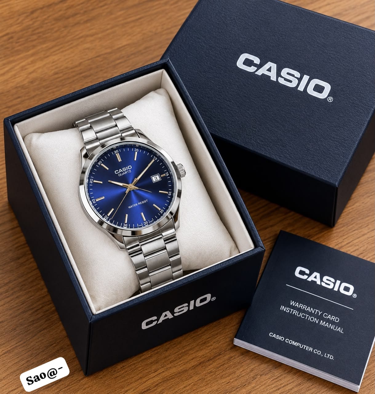 Casio Vintage Chain Wristwatch & Box