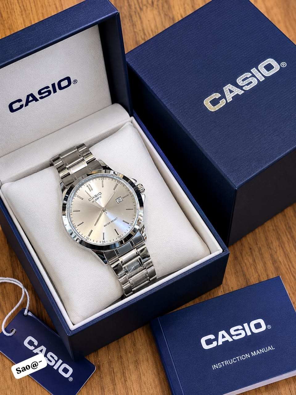 Casio Vintage Chain Wristwatch & Box thumbnail 2
