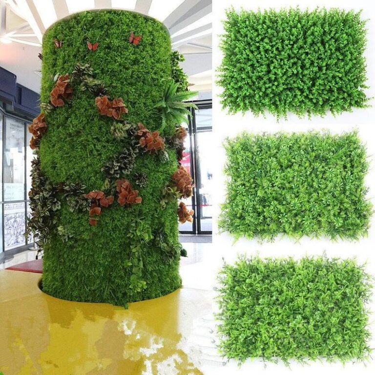 Artificial Green Eucalyptus Leaf Grass Wall Diy Wedding Backdrop