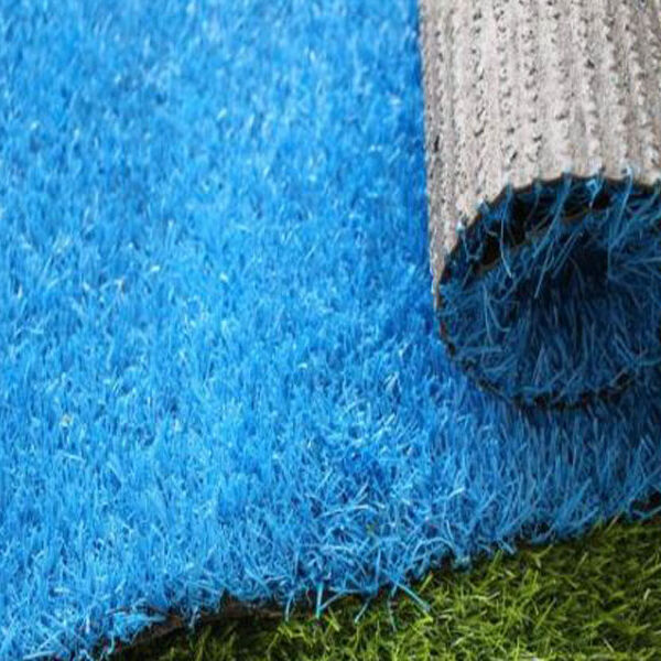 35Mm Blue Artificial Grass Turf Mat Colorful Landscape Lawn
