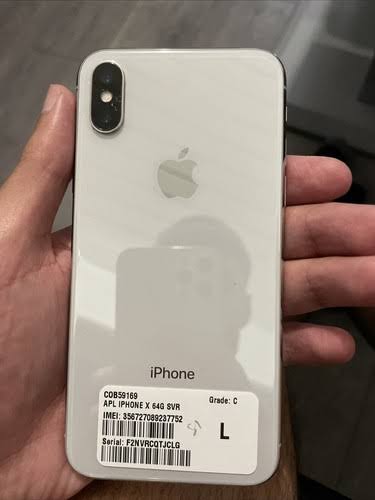 Apple Iphone X - Factory Sim-Unlocked Smartphone (64Gb / 256Gb, Space Gray & Silver)  -Very Good Quality thumbnail 4