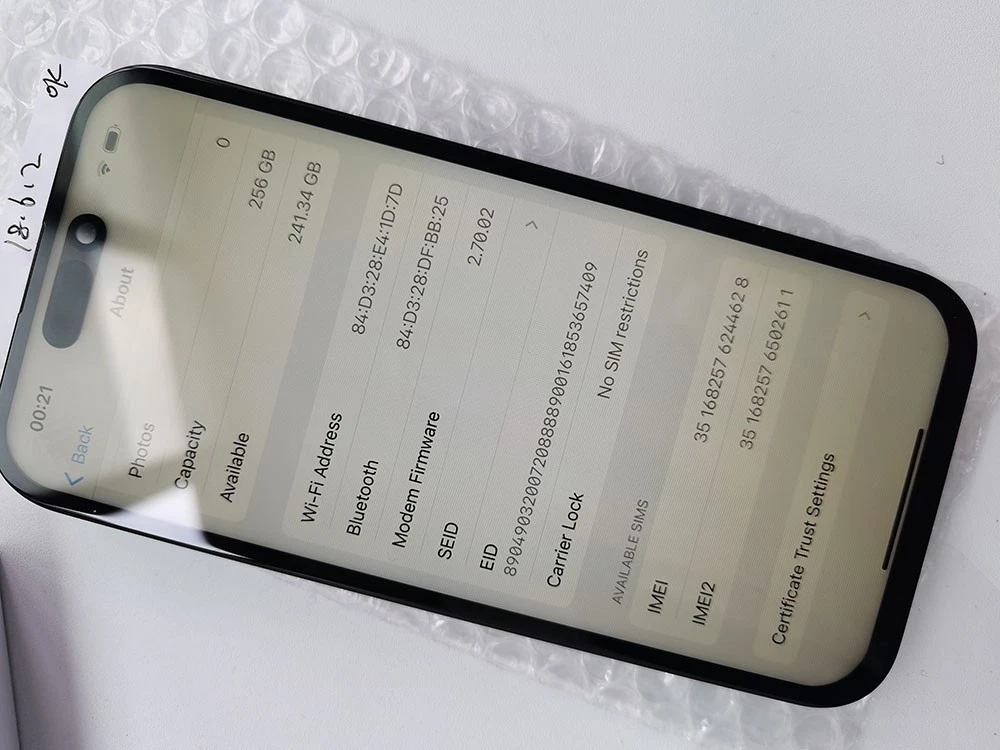 Direct Uk Used Apple Iphone 15 (Unlocked) — 128Gb, 256Gb, 512Gb Very Good Grade B thumbnail 2