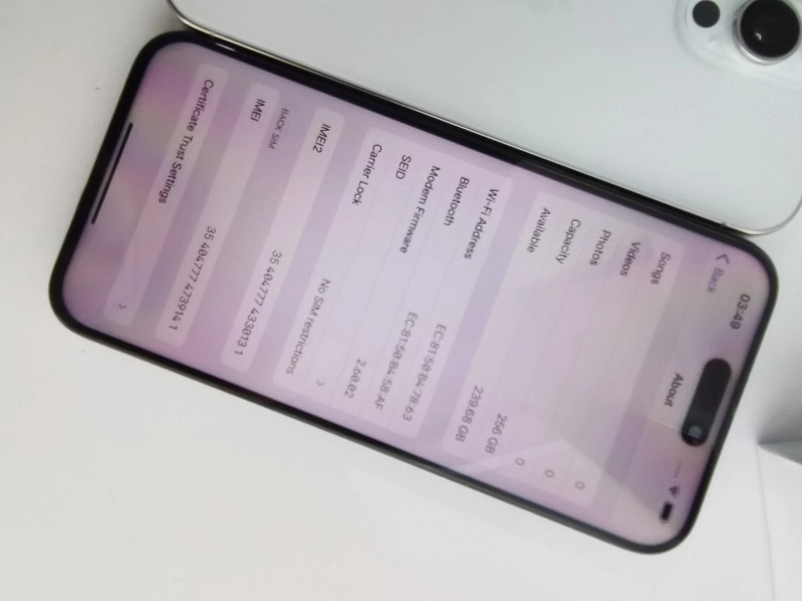 Direct Uk Used Apple Iphone 16 (Esim Unlocked) — 128Gb, 256Gb, 512Gb | Very Good Rade B thumbnail 2